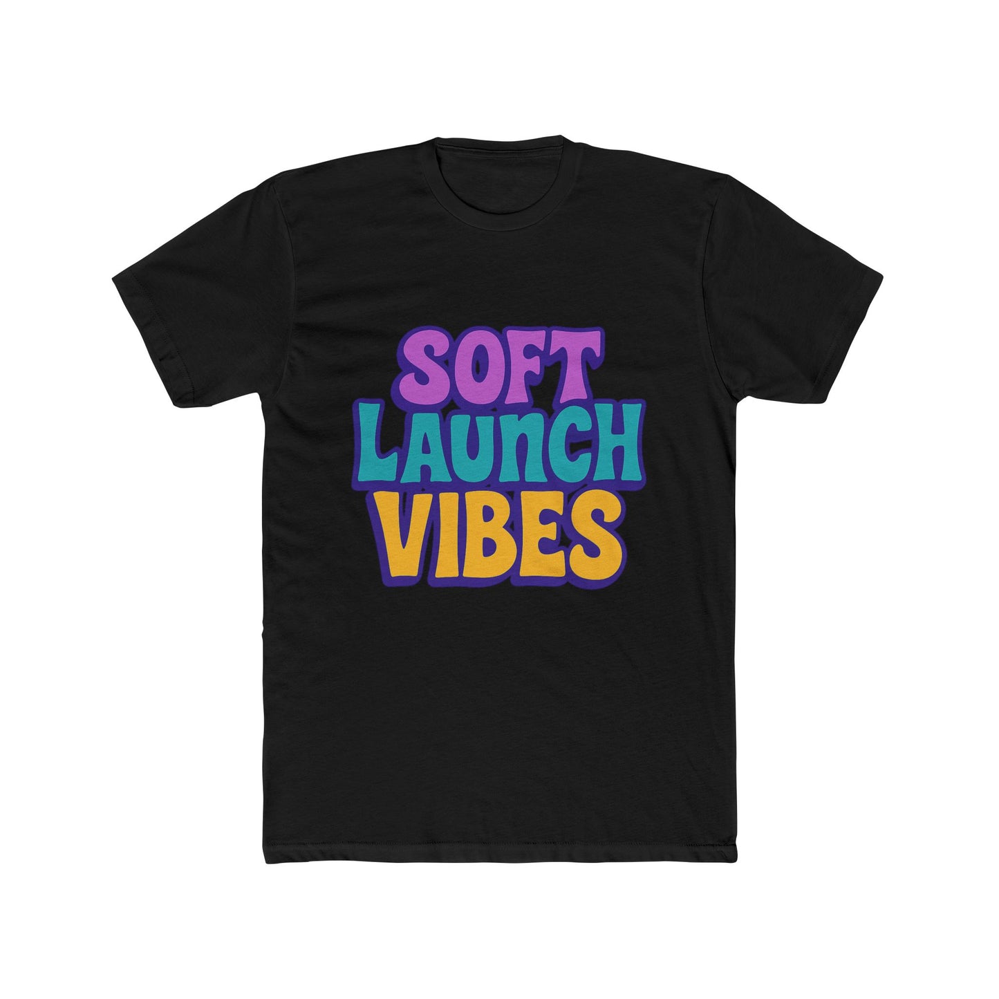 soft launch vibes unisex t-shirt - aesthetic purple tee for casual style, everyday comfort, and unique fashion statements