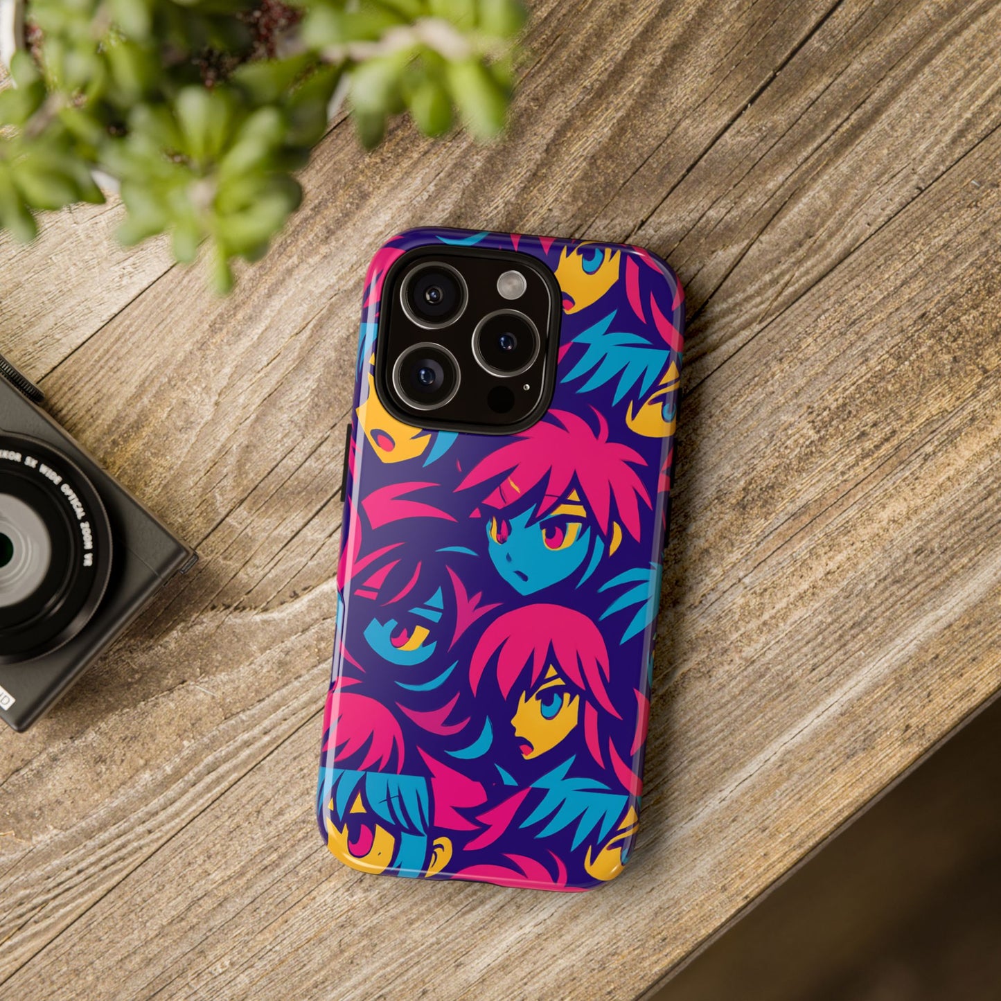 vibrant 3d anime phone case with retro design for stylish protection – unique accessory for self-expression compatible with iphone 13, 14, 15 & 16 – all models including pro, pro max & plus