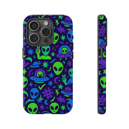 Multicolour Alien 3D Wrap Protective Phone Case, Playful Anime Design for Unisex Self-Expression, Stylish Protection, Compatible with iPhone 13, 14, 15 & 16 – all models including Pro, Pro Max & Plus