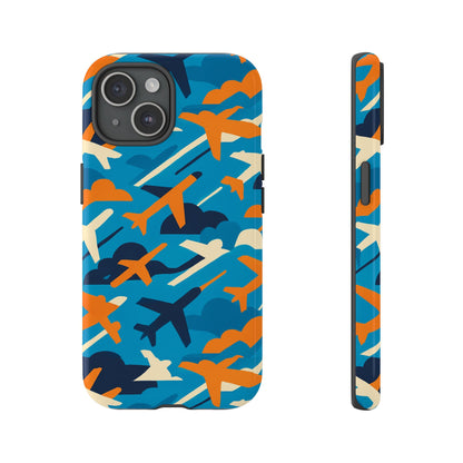Vibrant Aviation-Themed Protective Phone Case with 3D Wrap Design – Stylish Accessory for Self-Expression – Compatible with iPhone 13, 14, 15 & 16 – all models including Pro, Pro Max & Plus