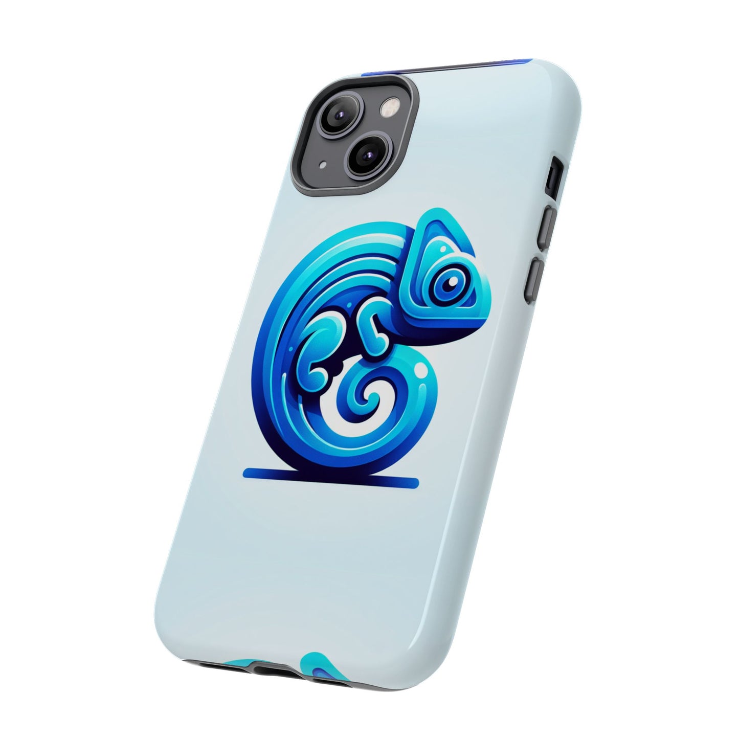 cool blue animal create 6 phone case with 3d wrap shockproof tpu cover for kids and teenagers, anime and comic inspired design