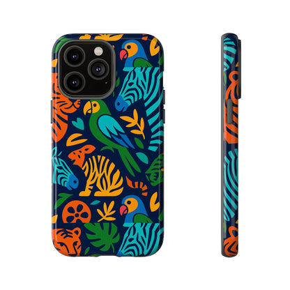 Vibrant 3D Animal Print Phone Case for Stylish Protection – Unique Accessory for Men and Women Compatible with iPhone 13, 14, 15 & 16 – all models including Pro, Pro Max & Plus