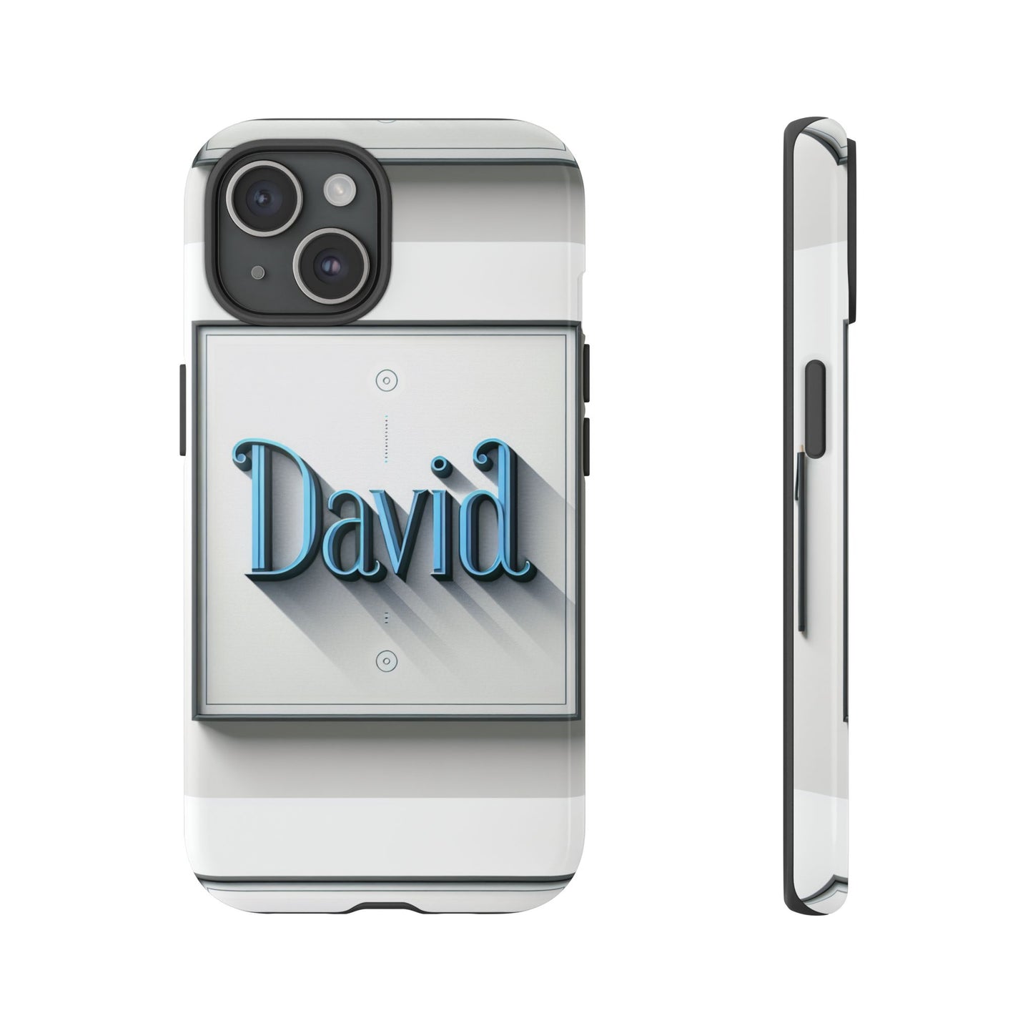 david blue anime comic style shockproof phone case for men women durable protective cover with 3d wrap design