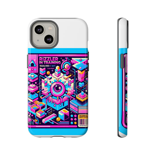 Rizzler In Training 3D Wrap Protective Phone Case for Anime Lovers