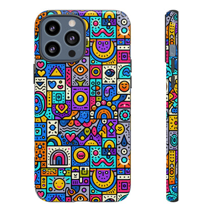 Pattern Image 8 Vibrant Anime Comic Style Phone Case for Smartphones Compatible with iPhone 13, 14, 15 & 16 – All Models Including Pro, Pro Max & Plus
