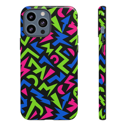 Y2K Multicolour 4 Protective Phone Case with 3D Design – Stylish Protection for Unisex Smartphones Compatible with iPhone 13, 14, 15 & 16 – All Models Including Pro, Pro Max & Plus