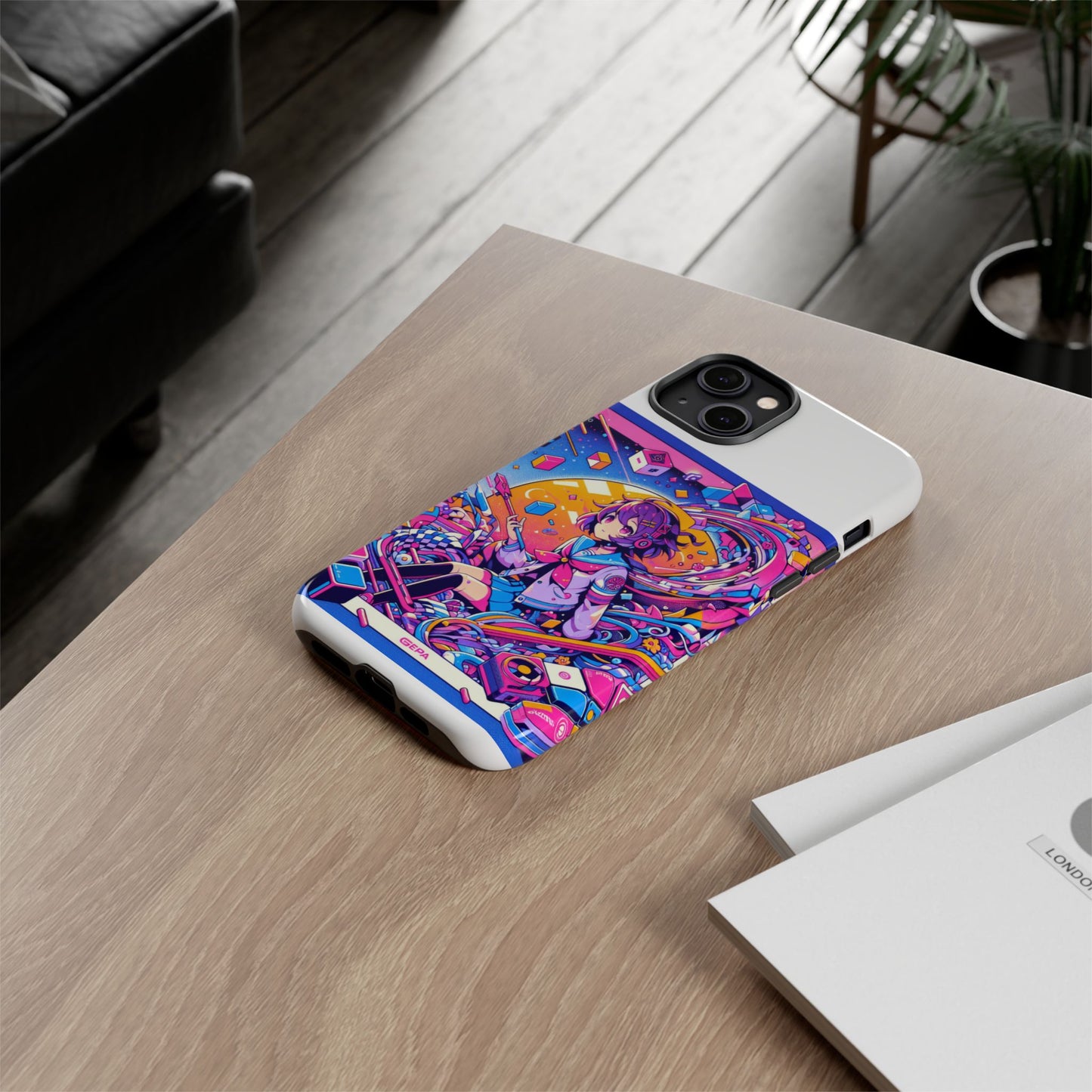 skibidi system update 3d wrap protective phone case for anime and comic fans, durable shock absorption, uv protected, glossy or matte finish