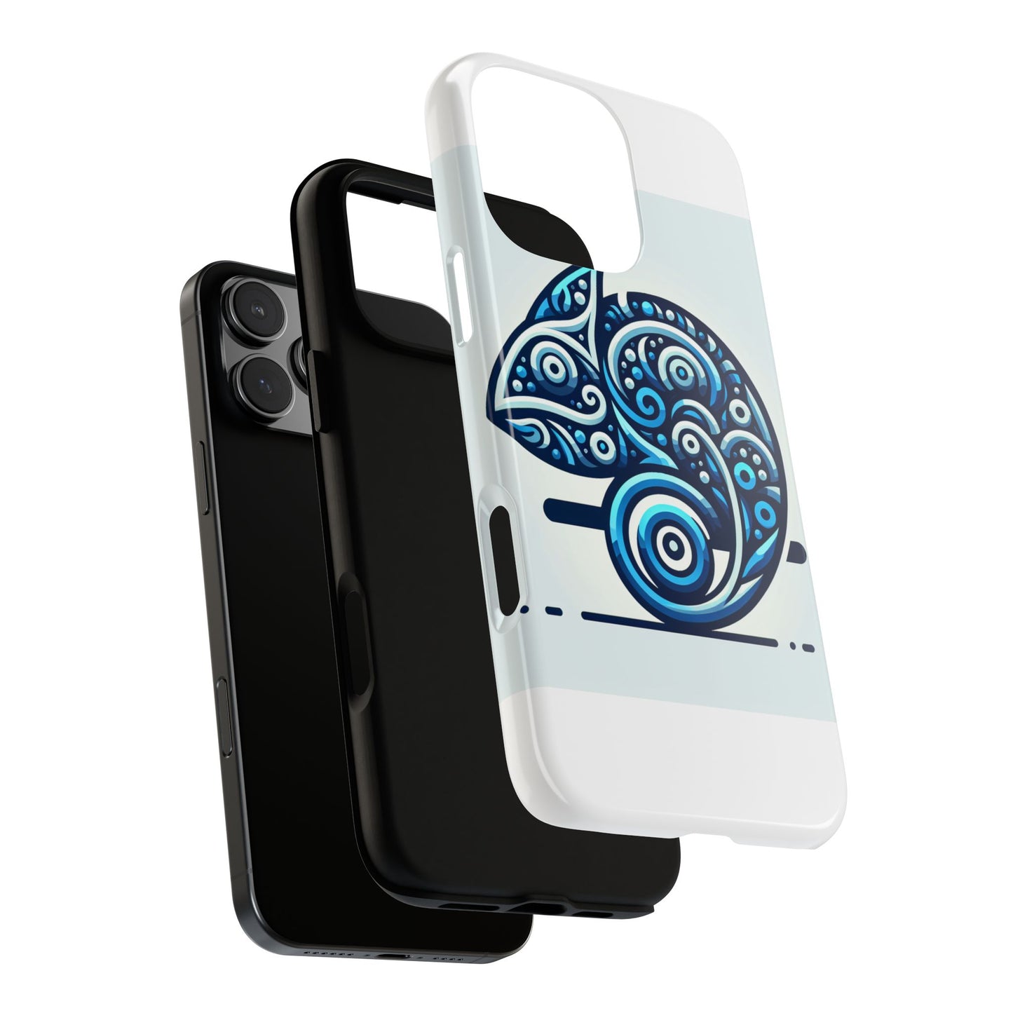 vibrant 3d blue animal design protective phone case – unique accessory for self-expression compatible with iphone 13, 14, 15 & 16 – all models including pro, pro max & plus