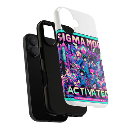 Vibrant Sigma Mode Activated Protective Phone Case for Anime Lovers, 3D Wrap Design, Durable TPU Silicone, UV Protected, Stylish Drop Protection, Gift for Friends