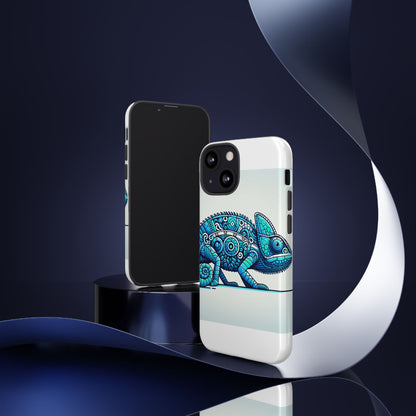 Vibrant 3D Chameleon Print Glossy Phone Case for Eye-Catching Protection Compatible with iPhone 13, 14, 15 & 16 – all models including Pro, Pro Max & Plus