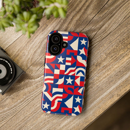 Vibrant Geometric 3D Wrap Protective Phone Case in Multicolour Design for Stylish Protection - Ideal for Men and Women, Compatible with iPhone 13, 14, 15 & 16 – all models including Pro, Pro Max & Plus