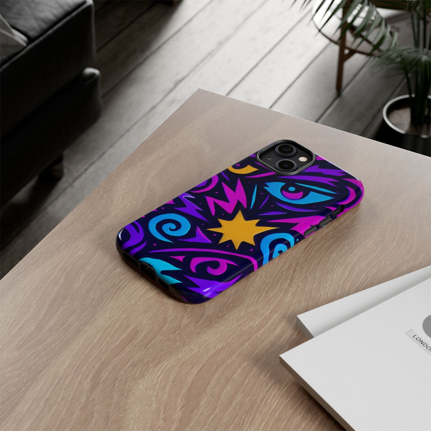 vibrant multicolour 3d wrap phone case for stylish protection and unique expression – compatible with iphone 13, 14, 15 & 16 – all models including pro, pro max & plus