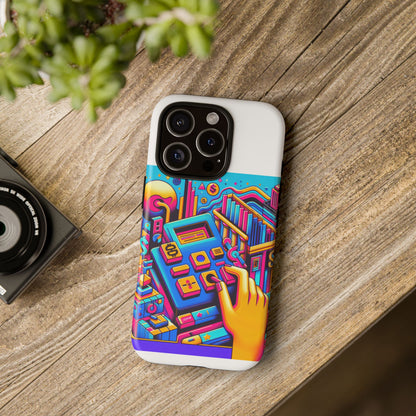 Fantum Finance Dept Protective Phone Case, 3D Wrap Design, Durable Silicone Liner, UV Protected, Ideal Gift for Tech Enthusiasts and Anime Lovers