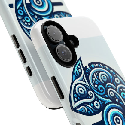 Vibrant 3D Blue Animal Design Protective Phone Case – Unique Accessory for Self-Expression Compatible with iPhone 13, 14, 15 & 16 – all models including Pro, Pro Max & Plus