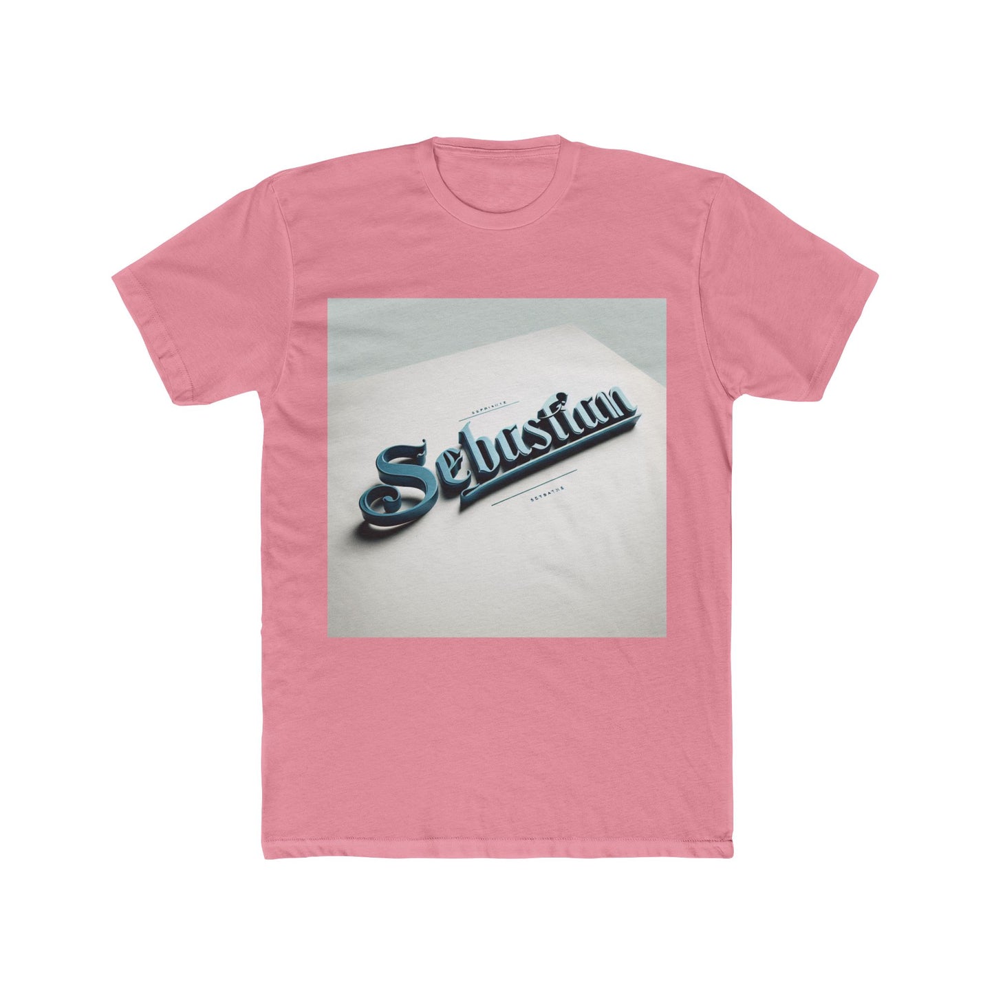 alphabet unisex t-shirt – stylish blue 50 design, casual wear for all ages, premium quality comfort, perfect unisex t-shirt