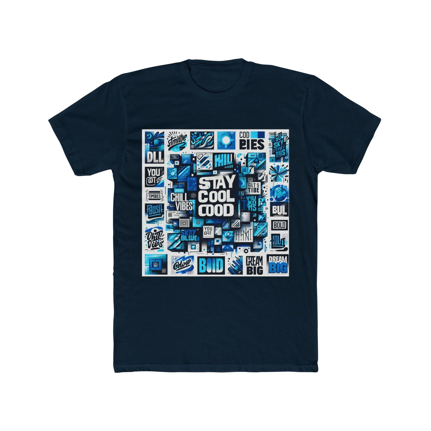 alphabet blue 52 unisex t-shirt – stylish casual wear, comfortable cotton tee for men & women, perfect everyday t-shirt