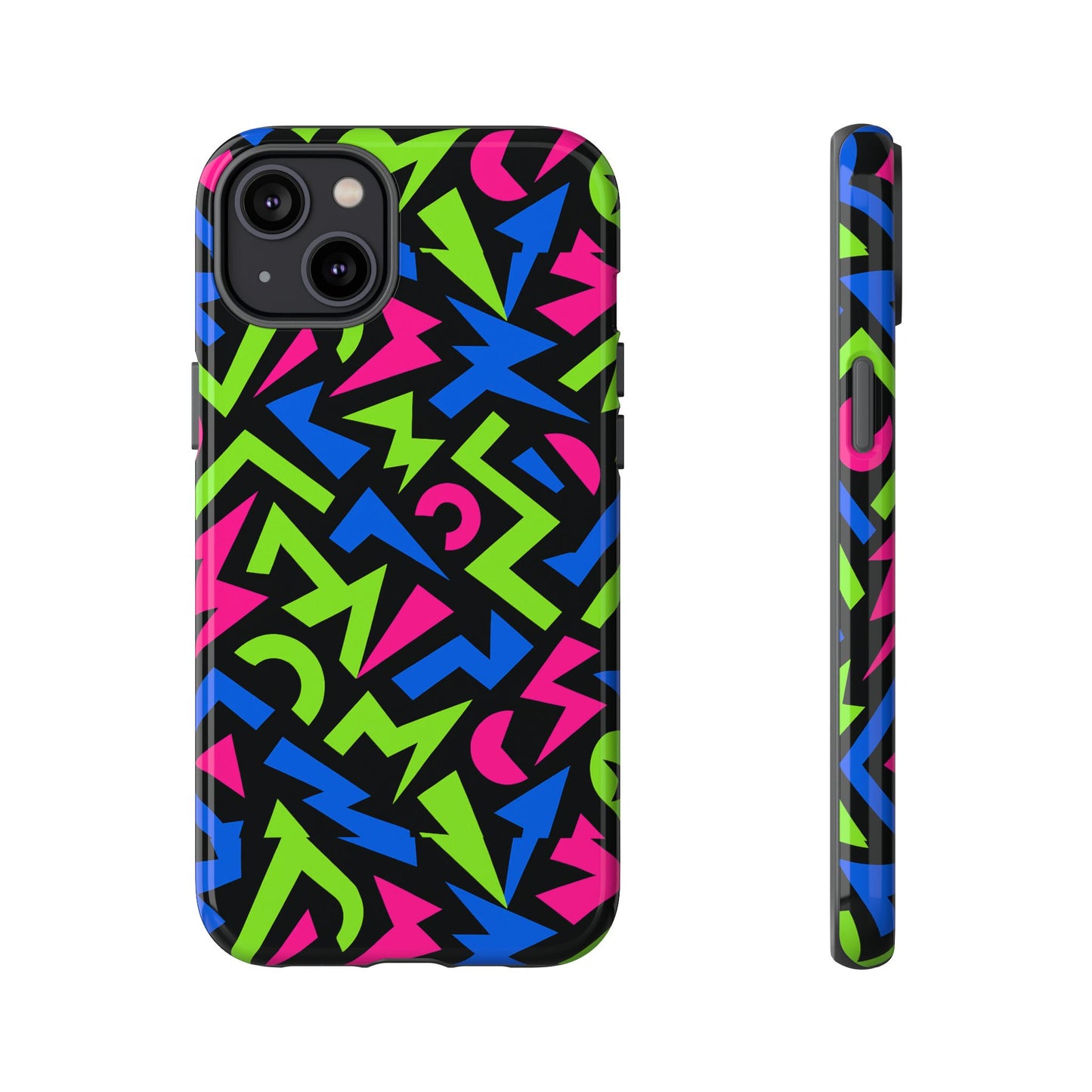 y2k multicolour 4 protective phone case with 3d design – stylish protection for unisex smartphones compatible with iphone 13, 14, 15 & 16 – all models including pro, pro max & plus