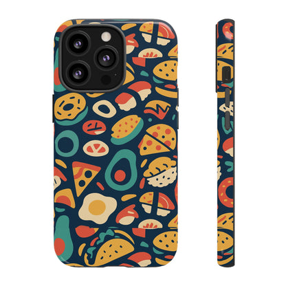 Vibrant Food-Themed Protective Phone Case with 3D Design for Stylish Protection Compatible with iPhone 13, 14, 15 & 16 – all models including Pro, Pro Max & Plus