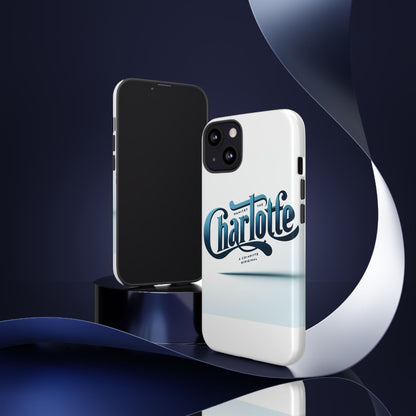 Vibrant 3D Wrap Protective Phone Case in Blue Typography Design for Stylish Smartphone Accessories Compatible with iPhone 13, 14, 15 & 16 – all models including Pro, Pro Max & Plus