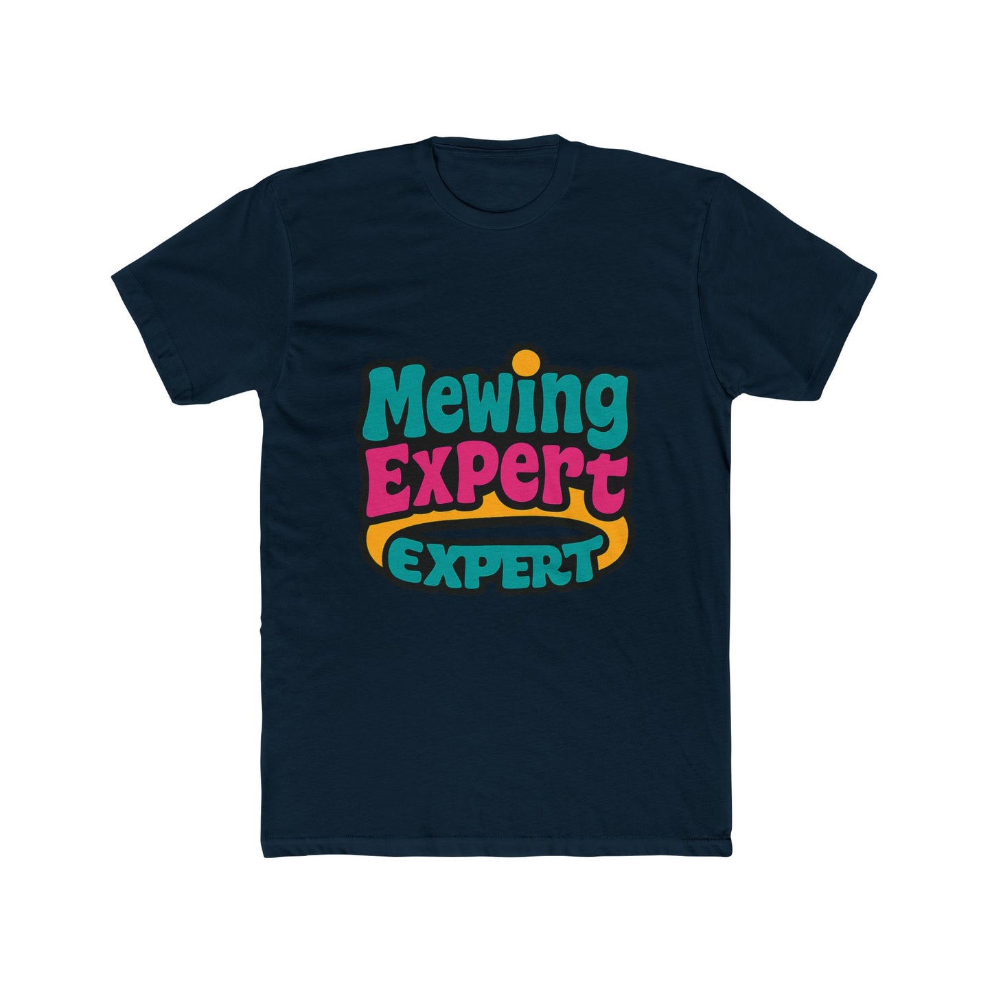 mewing expert unisex t-shirt - alphabet design, multicolor, casual wear, comfortable tee for men and women, stylish and trendy clothing, perfect gift idea, premium quality