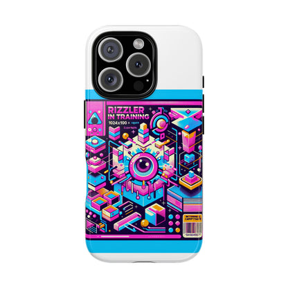 Rizzler In Training 3D Wrap Protective Phone Case for Anime Lovers