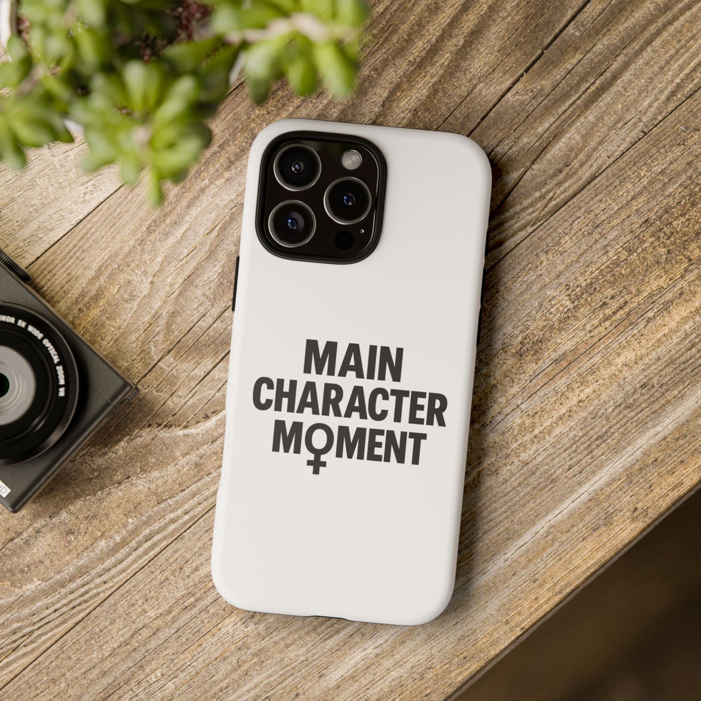 main character moment phone case - tough, trendy protection