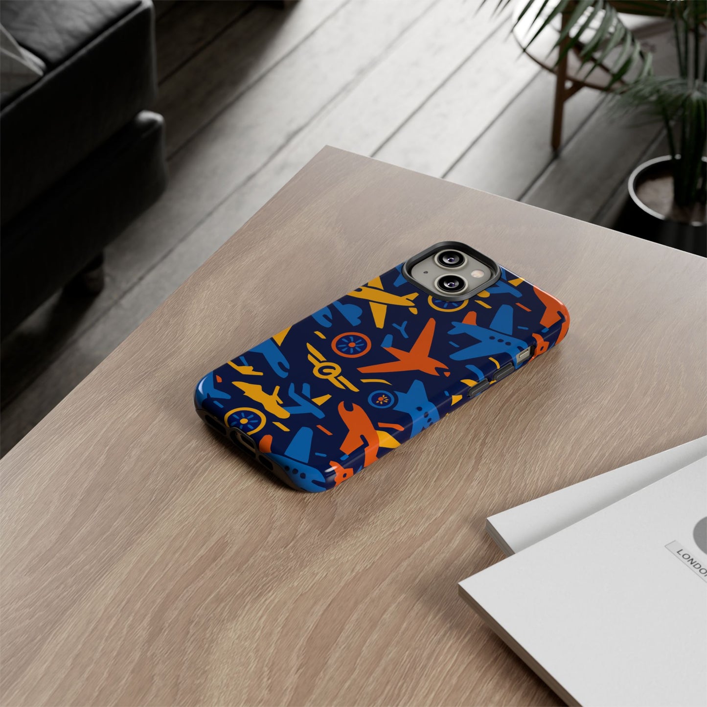 vibrant 3d airplane pattern protective phone case for self-expression and stylish protection compatible with iphone 13, 14, 15 & 16 – all models including pro, pro max & plus