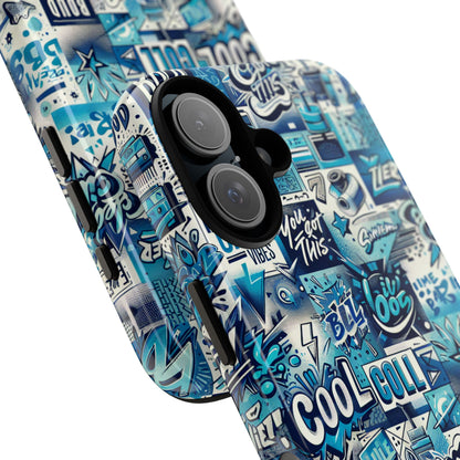 Blue Pattern Image 16 Phone Case for Smartphones with 3D Wrap Design Shock Absorption and UV Protection Stylish Anime and Comic Inspired Protective Cover