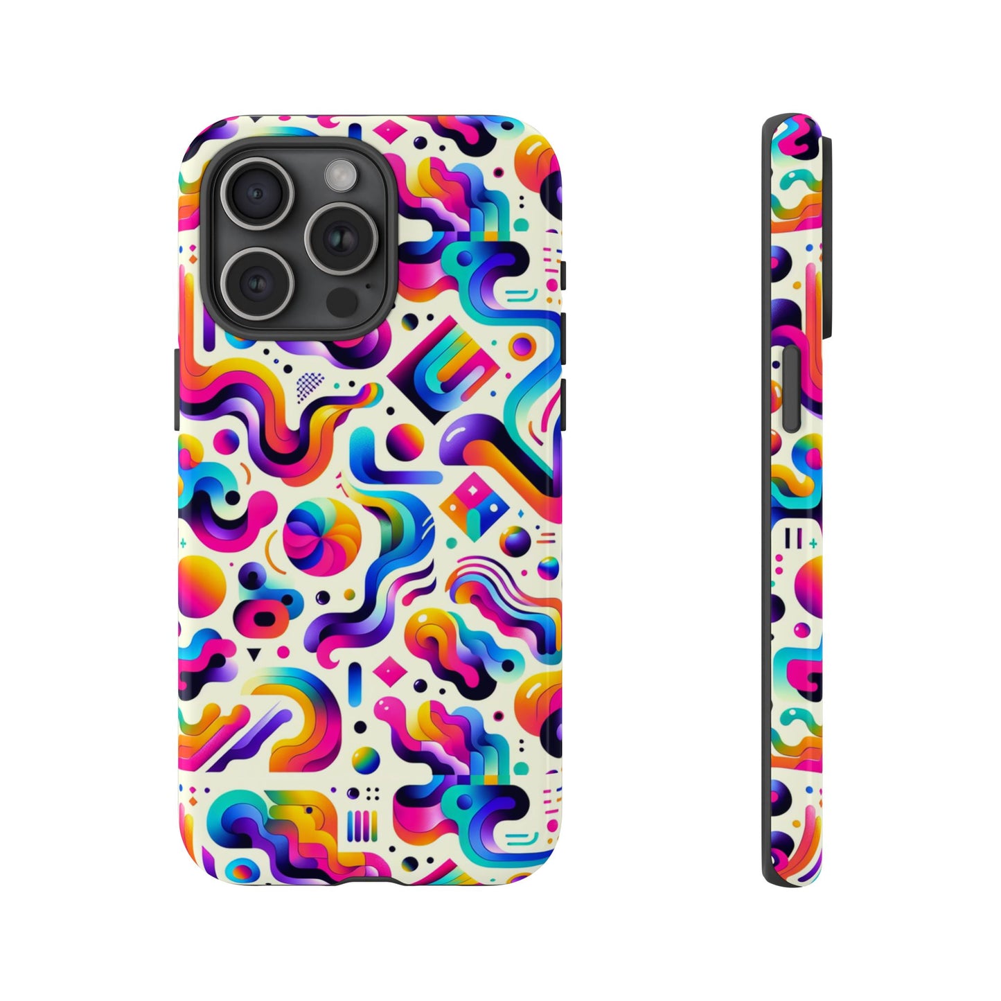 pattern image 7 vibrant 3d wrap phone case for anime and comic style protection