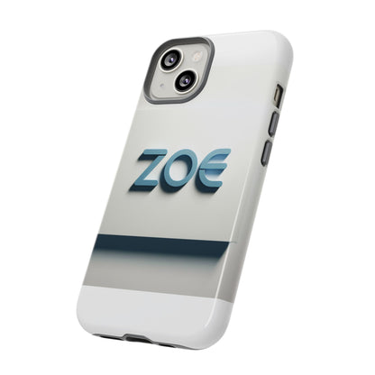 Vibrant 3D Lettering Phone Case in Blue Design for Stylish Protection Compatible with iPhone 13, 14, 15 & 16 – all models including Pro, Pro Max & Plus
