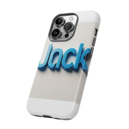 Vibrant Blue 3D Text Phone Case for Stylish Protection, Unique Retro Design for Men and Women, Compatible with iPhone 13, 14, 15 & 16 – all models including Pro, Pro Max & Plus