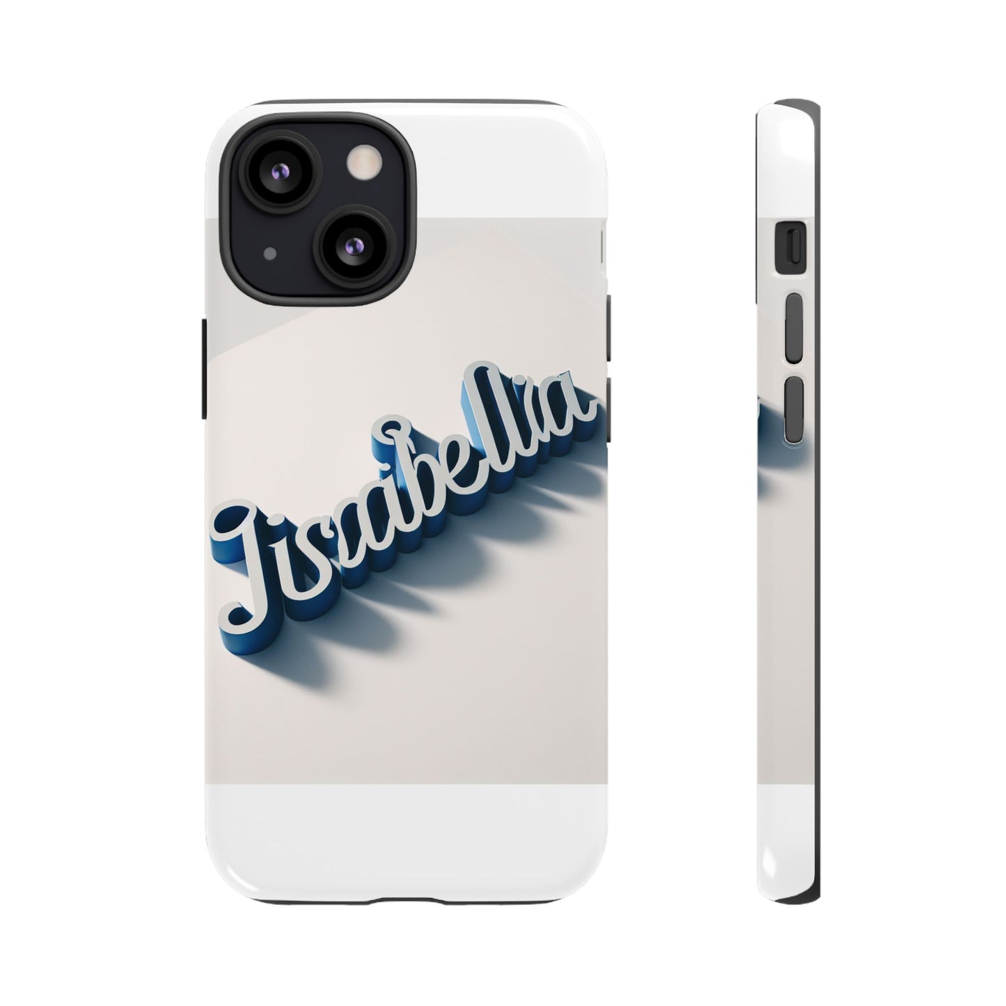vibrant 3d alphabet design protective phone case in blue for unique style and self-expression compatible with iphone 13, 14, 15 & 16 – all models including pro, pro max & plus