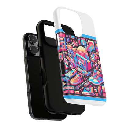 W Skibidi Frequency 3D Wrap Protective Phone Case for Anime Lovers, Durable TPU Silicone, Shock Absorbing, UV Protected, Glossy or Matte Finish, Unique Gift Idea