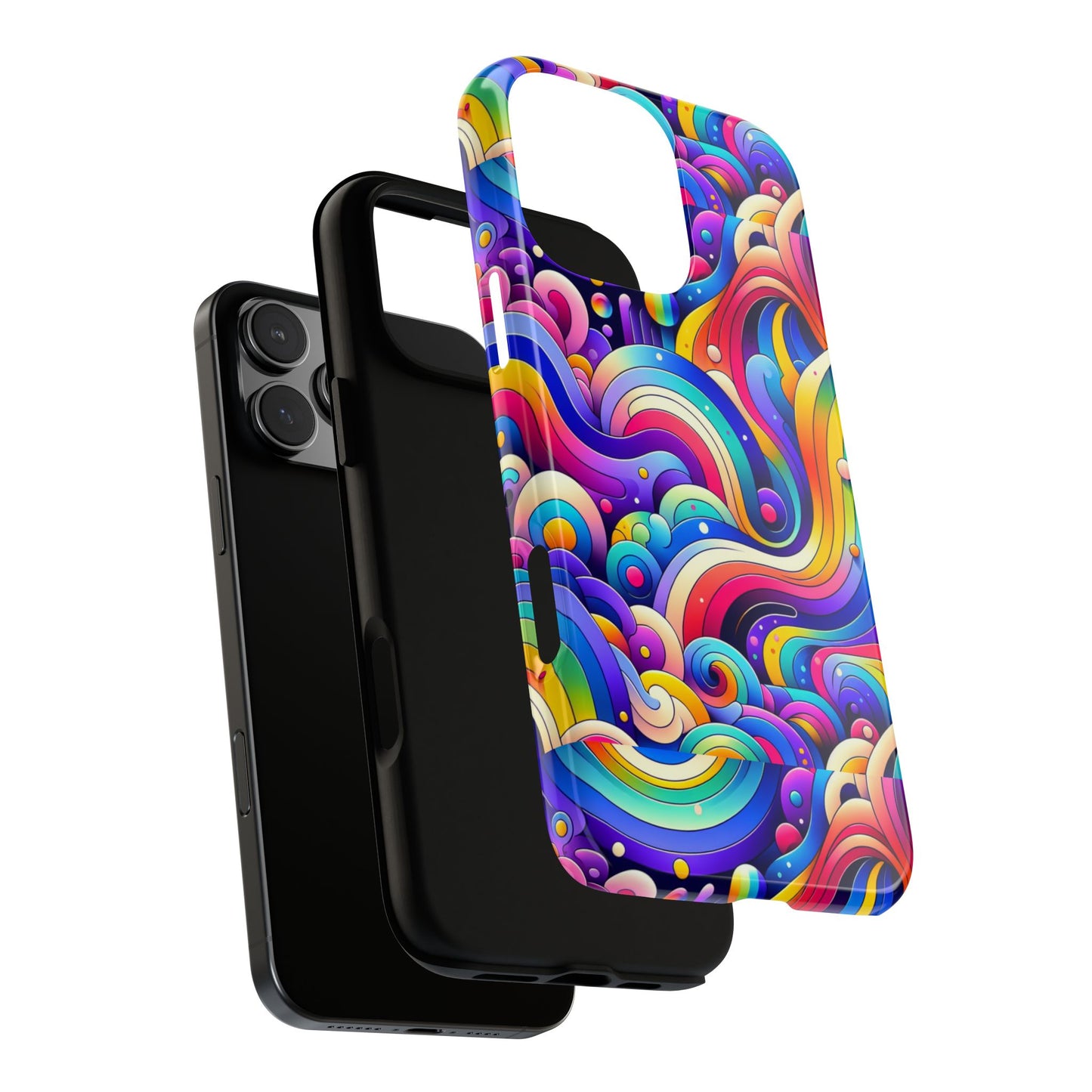 pink pattern image 4 phone case with 3d wrap and shock protection for smartphone accessories