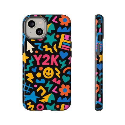 Vibrant Y2K Design 3D Wrap Protective Phone Case for Unique Style and Fashion Accessory Compatible with iPhone 13, 14, 15 & 16 – all models including Pro, Pro Max & Plus