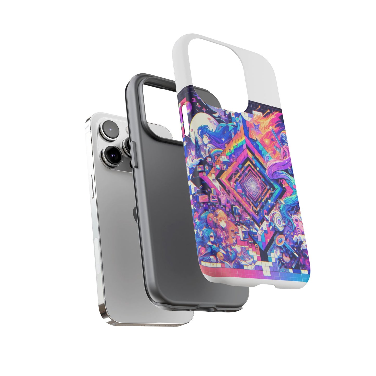 no cap just facts protective phone case for anime lovers