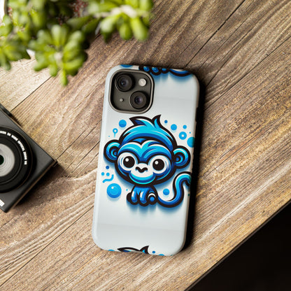 Blue Animal Create 19 Cartoon Animal Phone Case with 3D Wrap Design Shock Absorption for Smartphones Compatible with iPhone and Android Devices
