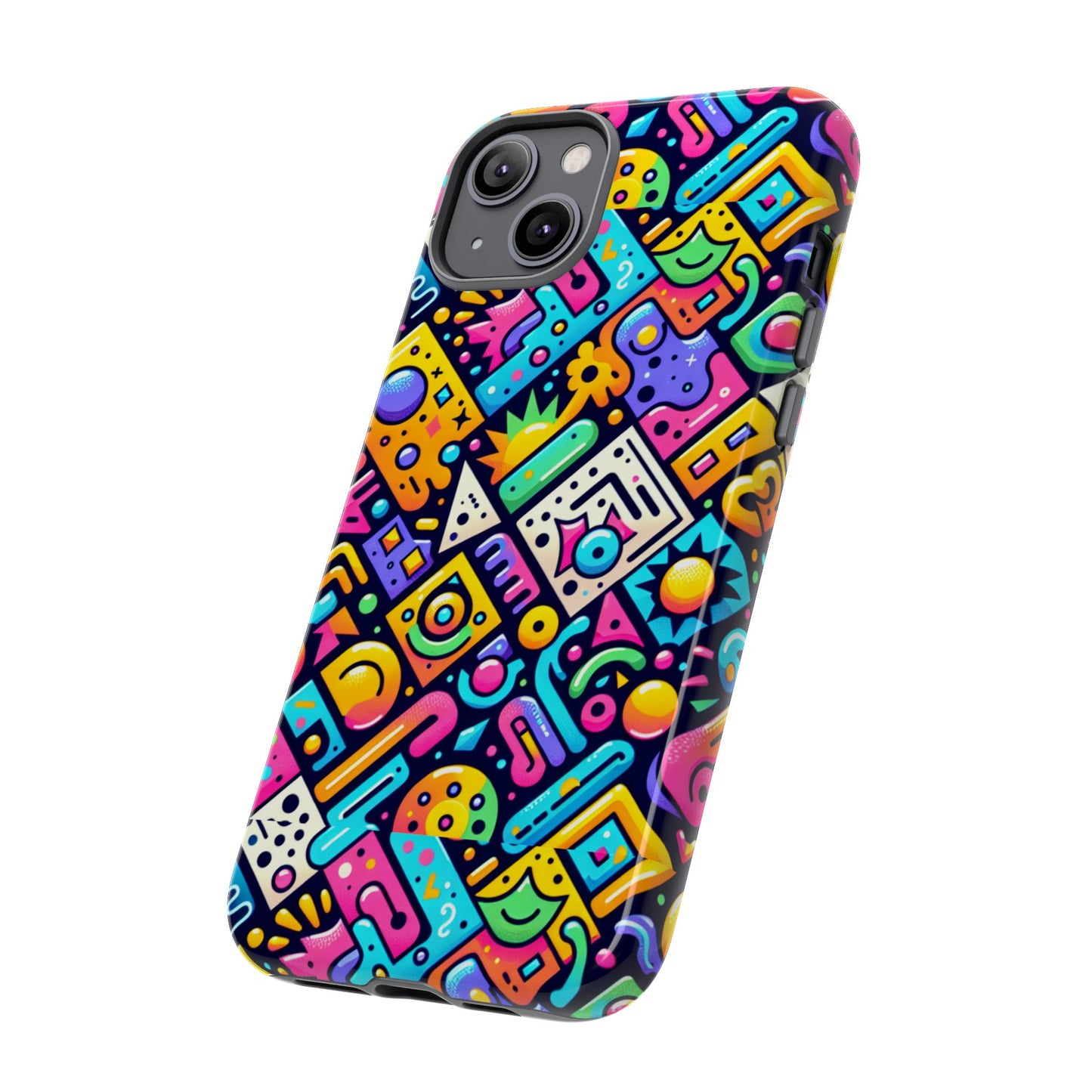 pattern image 2 vibrant 3d phone case for anime and comic fans stylish protection for smartphones compatible with iphone 13, 14, 15 & 16 – all models including pro, pro max & plus