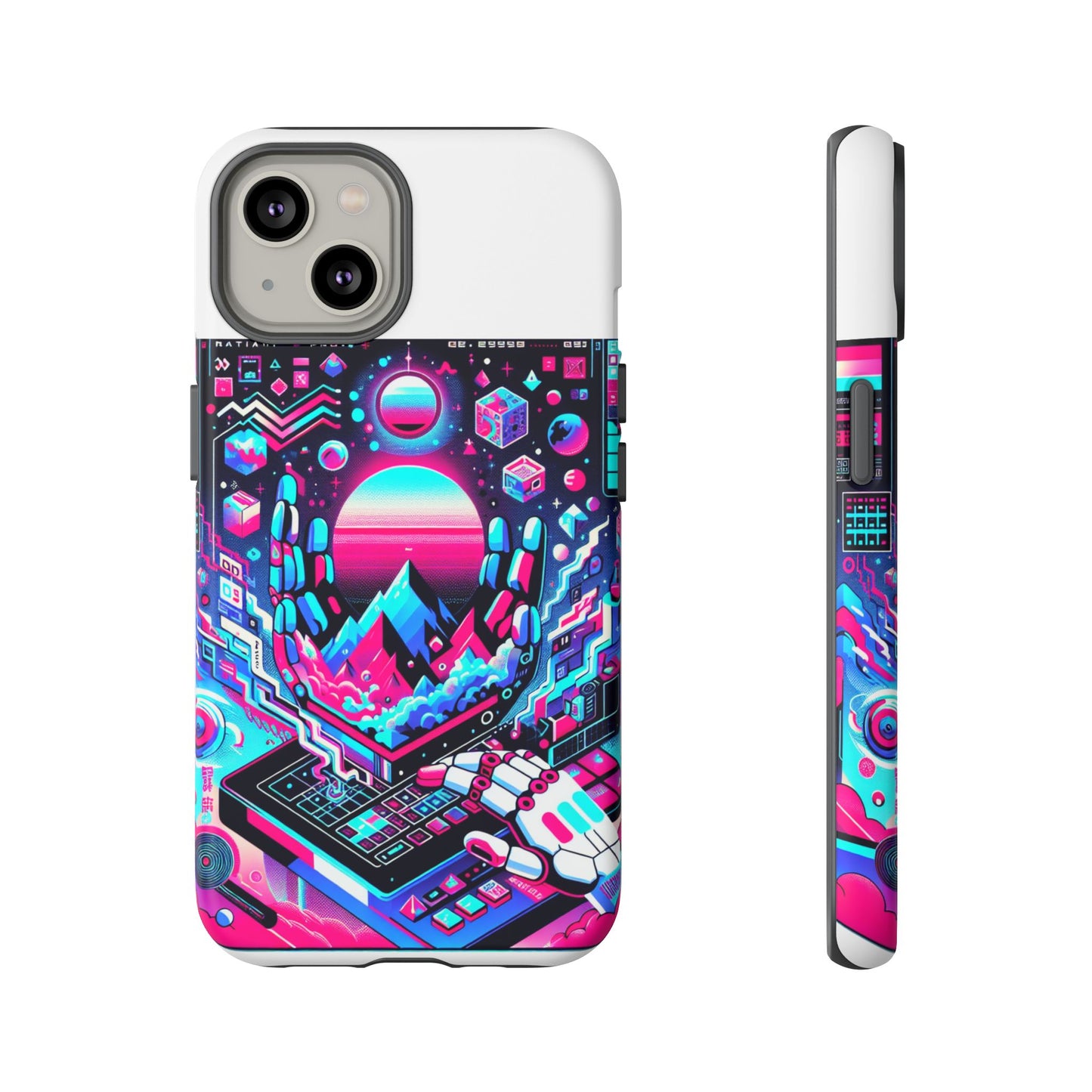 ratio-proof aura protective phone case with 3d wrap design, uv protection, and shock absorption for anime and comic culture fans