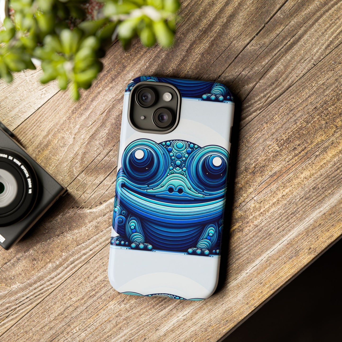 cool blue animal create 4 3d wrap protective phone case for smartphones with vibrant animal design and shock absorption