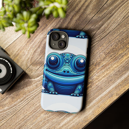 Cool Blue Animal Create 4 3D Wrap Protective Phone Case for Smartphones with Vibrant Animal Design and Shock Absorption