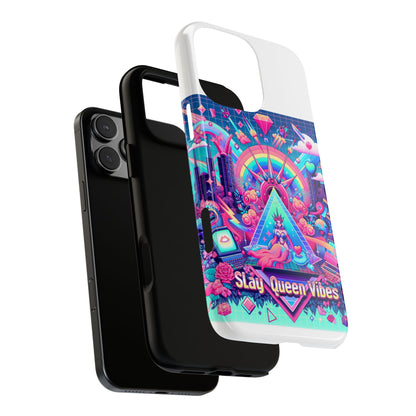 Slay Queen Vibes 3D Wrap Protective Phone Case for Women