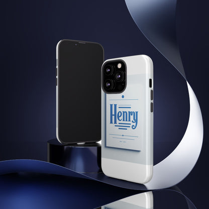 Stylish Blue Typographic Phone Case for Men and Women, Durable Protection, Unique Design, Compatible with iPhone 13, 14, 15 & 16 – all models including Pro, Pro Max & Plus