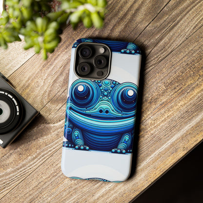 Cool Blue Animal Create 4 3D Wrap Protective Phone Case for Smartphones with Vibrant Animal Design and Shock Absorption