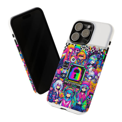 Rizzception Unlocked 3D Wrap Protective Phone Case for Anime Lovers, Durable Silicone Liner, UV Protected, Stylish Accessories for Smartphones