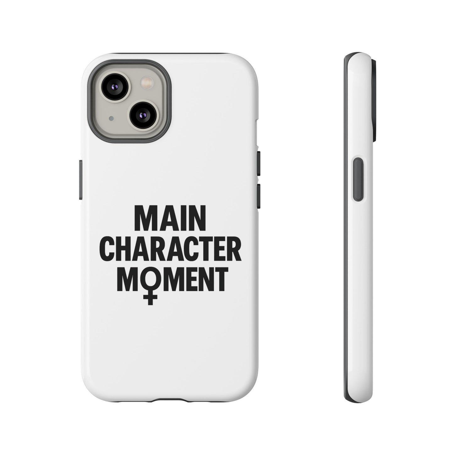 main character moment phone case - tough, trendy protection