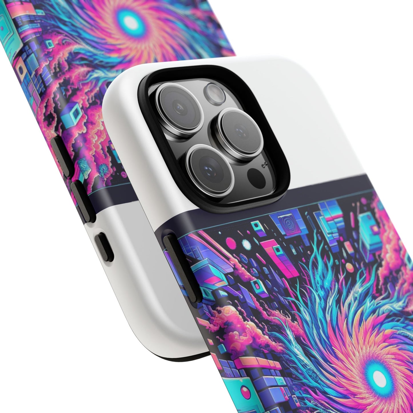 grass level 9000 protective phone case with 3d wrap design, uv protected and shock absorbent, fun retro style for anime lovers, ideal gift for tech enthusiasts