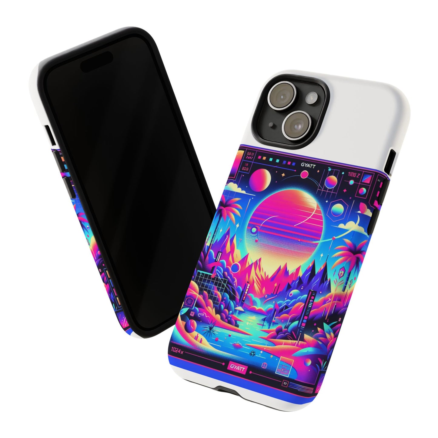 gyatt alert 3d wrap protective phone case for anime lovers