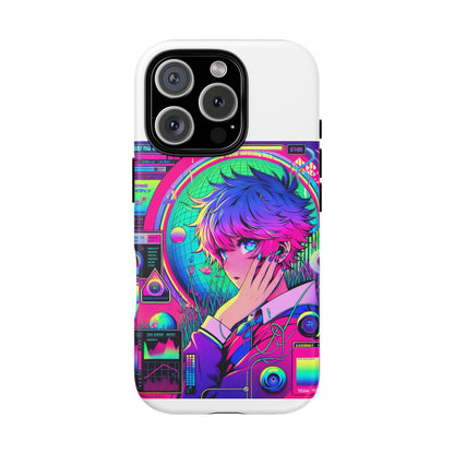 Touching Grass Weekly 3D Protective Phone Case for Anime Lovers, Durable Shock Absorption, UV Protected, Glossy or Matte Finish Options