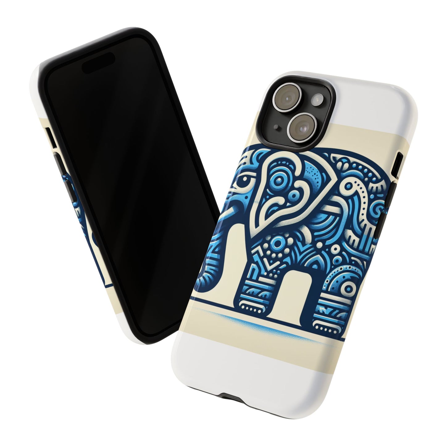 vibrant 3d elephant design phone case for stylish protection and unique aesthetic compatible with iphone 13, 14, 15 & 16 – all models including pro, pro max & plus